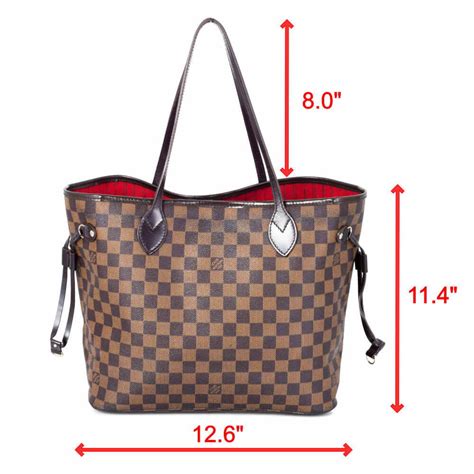 neverfull mm dimensions cm